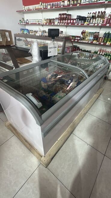 Dərin dondurucu vitrin (market tipli) - Ölçü: 2,10 m - Şüşə sürgülü lalafo.az -da Dərin dondurucu vitrin (market tipli) - Ölçü: 2,10 m - Şüşə sürgülü