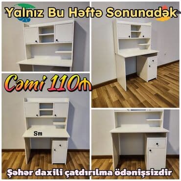 *hazır elde olan yazı masalari* rəng /krem ağ ölçü 90/ 140/50 🚛şəhər lalafo.az -da *hazır elde olan yazı masalari* rəng /krem ağ ölçü 90/ 140/50 🚛şəhər