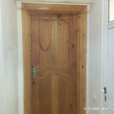 Taxta otaq qapısı və qutu komplekti - Material: təbii ağac (şələkləri lalafo.az -da Taxta otaq qapısı və qutu komplekti - Material: təbii ağac (şələkləri