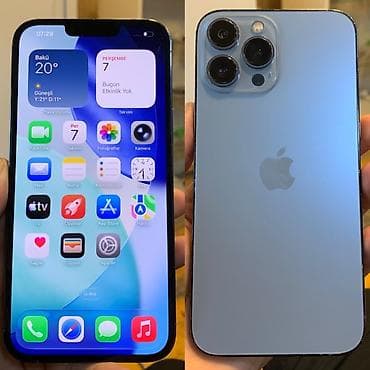 IPhone 13 Pro Max, Sierra Blue lalafo.az -da IPhone 13 Pro Max, Sierra Blue