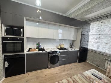 Mətbəx mebeli və texnika paketi - Dizayn: müasir, iki rəngli (boz və lalafo.az -da Mətbəx mebeli və texnika paketi - Dizayn: müasir, iki rəngli (boz və