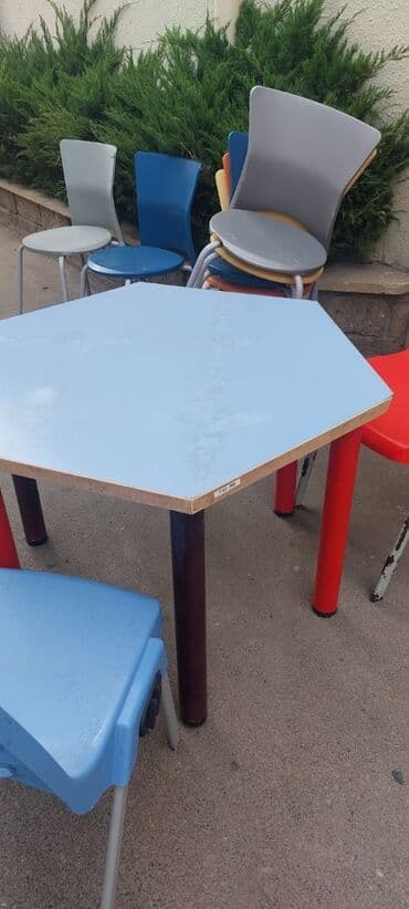 Stol uşaq bagçası üçün möhkəm tək 50. M 6 stullar 120 m dəst tək lalafo.az -da Stol uşaq bagçası üçün möhkəm tək 50. M 6 stullar 120 m dəst tək