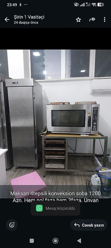 Maksan 4tepsili konveksion soba 1200 Azn. Hem nol faza hem 3faza lalafo.az -da Maksan 4tepsili konveksion soba 1200 Azn. Hem nol faza hem 3faza