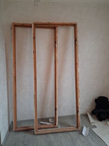 İkili taxta otaq qapısı dəsti - Material: təbii ağac (şam/oxşar) lalafo.az -da İkili taxta otaq qapısı dəsti - Material: təbii ağac (şam/oxşar)