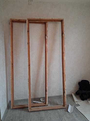 İkili taxta otaq qapısı dəsti - Material: təbii ağac (şam/oxşar) lalafo.az -da — 1 İkili taxta otaq qapısı dəsti - Material: təbii ağac (şam/oxşar) — 1