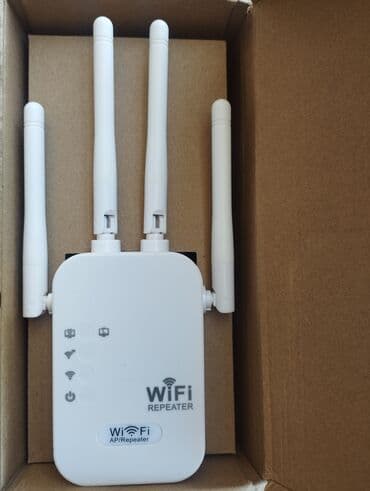 WiFi Repeater / AP gücləndirici - 4 ədəd xarici antena ilə geniş lalafo.az -da WiFi Repeater / AP gücləndirici - 4 ədəd xarici antena ilə geniş