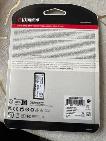 Daxili SSD disk Kingston, 240 GB, 2.5" lalafo.az -da Daxili SSD disk Kingston, 240 GB, 2.5"