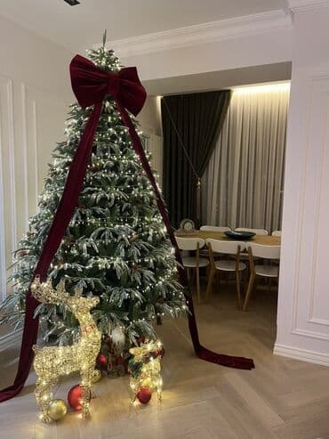 Yeni il ağacı və dekor seti - Hündür, sıx budaqlı süni şam ağacı lalafo.az -da Yeni il ağacı və dekor seti - Hündür, sıx budaqlı süni şam ağacı