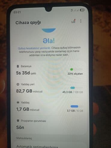 Samsung Galaxy A01, 128 GB, rəng - Qara, İki sim kartlı lalafo.az -da Samsung Galaxy A01, 128 GB, rəng - Qara, İki sim kartlı