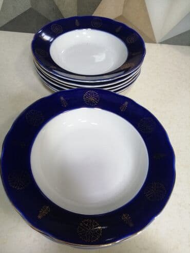 Boşqablar, rəng - Göy lalafo.az -da Boşqablar, rəng - Göy