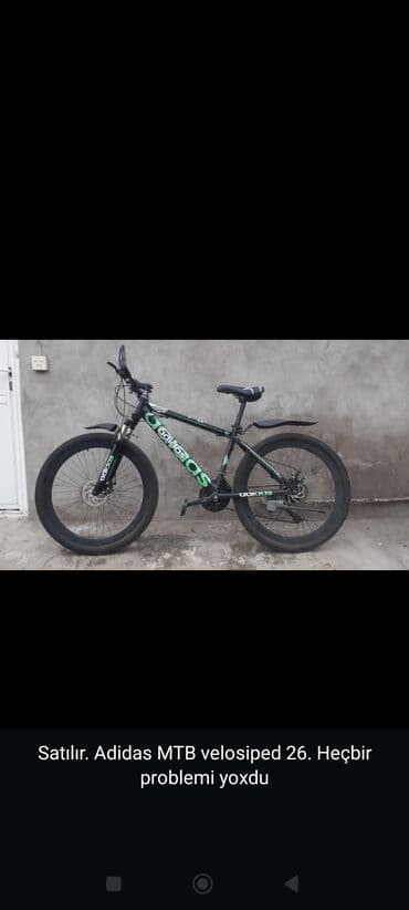 Dağ velosipedi Adidas, 26" lalafo.az -da Dağ velosipedi Adidas, 26"