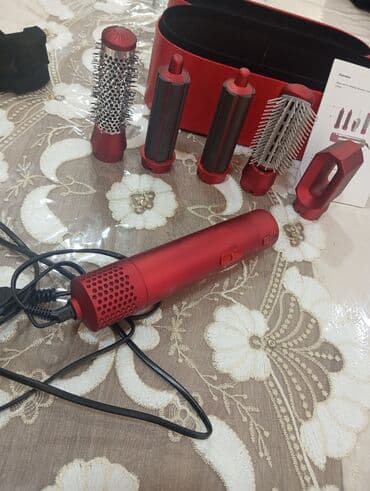 Qırmızı çoxfunksiyalı saç formalaşdırma qurğusu – 6 başlıqlı set lalafo.az -da — 3 Qırmızı çoxfunksiyalı saç formalaşdırma qurğusu – 6 başlıqlı set — 3