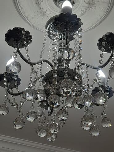 Çılçıraq, 6 lampa, Xrustal lalafo.az -da Çılçıraq, 6 lampa, Xrustal