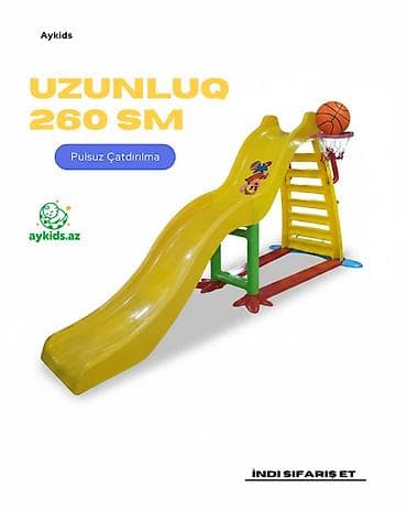 🛝✨ Uşaqlar üçün Small Slider sürüşkəni – ev və həyət üçün ideal seçim! lalafo.az -da 🛝✨ Uşaqlar üçün Small Slider sürüşkəni – ev və həyət üçün ideal seçim!