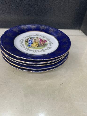 Boşqablar, 6 ədədli dəst, rəng - Göy, Keramika lalafo.az -da Boşqablar, 6 ədədli dəst, rəng - Göy, Keramika