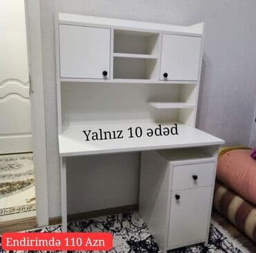 Kompüter masası, Yeni, Açılmayan, Laminat, Dördbucaq masa lalafo.az -da Kompüter masası, Yeni, Açılmayan, Laminat, Dördbucaq masa