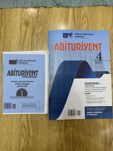 Abituriyent jurnalı nömrə 4 və statistika jurnalı (2025), təzədir lalafo.az -da Abituriyent jurnalı nömrə 4 və statistika jurnalı (2025), təzədir