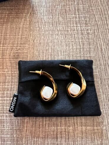 MISHO “Mini Crest Hoops” sırğaları - Material: qızıl örtüklü metal - lalafo.az -da MISHO “Mini Crest Hoops” sırğaları - Material: qızıl örtüklü metal -