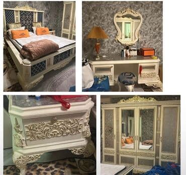 Klassik üslubda dəbdəbəli yataq otağı mebel dəsti Məhsul tərkibi: - lalafo.az -da Klassik üslubda dəbdəbəli yataq otağı mebel dəsti Məhsul tərkibi: -