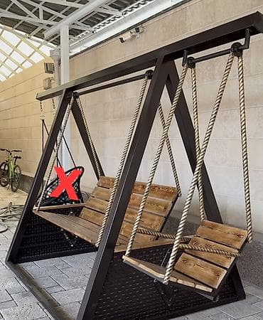 Yeni, Oturacaq-yelləncək, Zontiksiz, Metal lalafo.az -da Yeni, Oturacaq-yelləncək, Zontiksiz, Metal