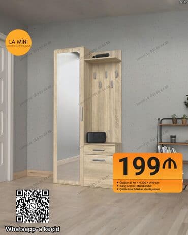 Açılan, 1 qapı Düz dolab, Dəhliz dolabı lalafo.az -da Açılan, 1 qapı Düz dolab, Dəhliz dolabı