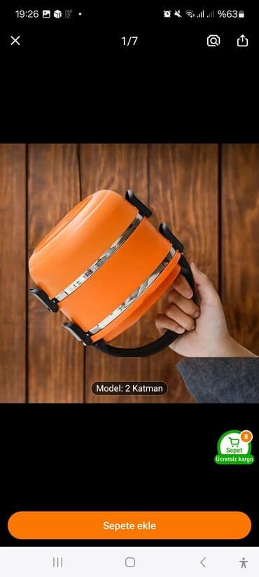 Rəng - Narıncı, Yəmək üçün termos, Paslanmayan polad lalafo.az -da Rəng - Narıncı, Yəmək üçün termos, Paslanmayan polad