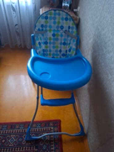 Uşaq yemək stulu - Rəng: mavi - Material: plastik masaüstü, metal lalafo.az -da Uşaq yemək stulu - Rəng: mavi - Material: plastik masaüstü, metal