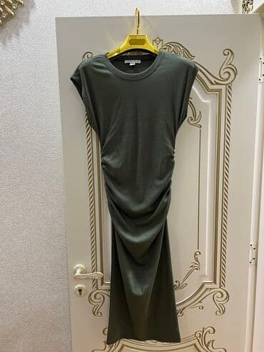 Amisu paltari bolotoviy rengde 40 razmer lalafo.az -da Amisu paltari bolotoviy rengde 40 razmer