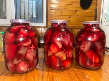 Məhsul: Ev üsulu turşu bibər (bankalarda) Təsvir: - 3 litrlik şüşə lalafo.az -da Məhsul: Ev üsulu turşu bibər (bankalarda) Təsvir: - 3 litrlik şüşə