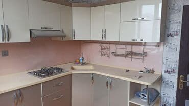 Mətbəx mebel dəsti – L formalı, krem/bej rəng palitrası lalafo.az -da Mətbəx mebel dəsti – L formalı, krem/bej rəng palitrası