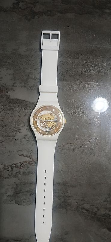 Наручные часы, Swatch, цвет - Белый at lalafo.az Наручные часы, Swatch, цвет - Белый