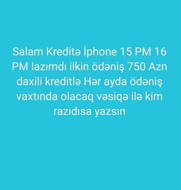 IPhone 15 Pro Max, 256 GB, Kredit lalafo.az -da IPhone 15 Pro Max, 256 GB, Kredit