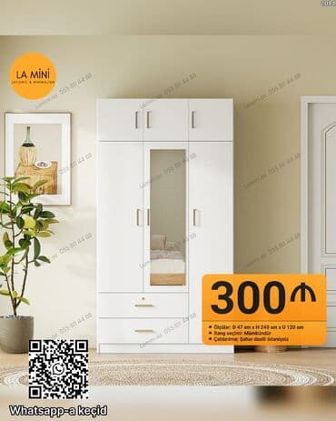 Açılan, 5 qapı Düz dolab, Qarderob, paltar dolabı lalafo.az -da Açılan, 5 qapı Düz dolab, Qarderob, paltar dolabı