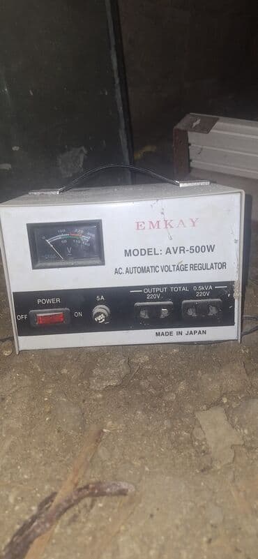 EMKAY AVR-500W – AC Avtomatik Gərginlik Tənzimləyicisi Xüsusiyyətlər lalafo.az -da EMKAY AVR-500W – AC Avtomatik Gərginlik Tənzimləyicisi Xüsusiyyətlər