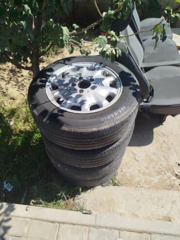 4 ədəd avtomobil şini və 1 ədəd disk - Şin ölçüsü: 195/65 R15 (yan lalafo.az -da 4 ədəd avtomobil şini və 1 ədəd disk - Şin ölçüsü: 195/65 R15 (yan