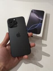 IPhone 16 Pro Max, 256 GB, Black Titanium, Face ID, Simsiz şarj, Sənədlərlə lalafo.az -da IPhone 16 Pro Max, 256 GB, Black Titanium, Face ID, Simsiz şarj, Sənədlərlə