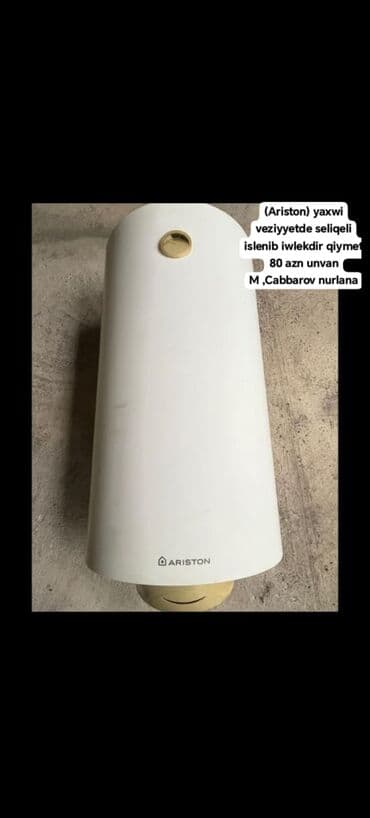 (Ariston) yaxwi veziyyetde seliqeli islenib iwlekdir qiymet 80 azn lalafo.az -da (Ariston) yaxwi veziyyetde seliqeli islenib iwlekdir qiymet 80 azn