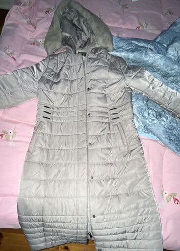 Qadın qış palto/kurtka - Rəng: açıq boz - Uzun model, dizdən aşağı - lalafo.az -da Qadın qış palto/kurtka - Rəng: açıq boz - Uzun model, dizdən aşağı -