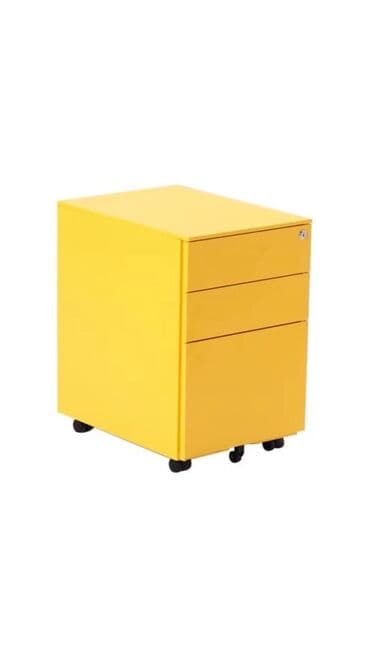 Məhsul: Sürgülü ofis çekmece dolabı – sarı rəng - Material: Metal lalafo.az -da Məhsul: Sürgülü ofis çekmece dolabı – sarı rəng - Material: Metal