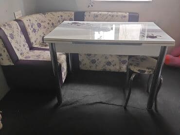 Mətbəx üçün, İşlənmiş, Açılan, Dördbucaq masa, 2 stul lalafo.az -da Mətbəx üçün, İşlənmiş, Açılan, Dördbucaq masa, 2 stul