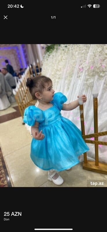 Məhsul: Qız uşağı üçün şık ziyafət donları 1) Mavi don – 25 AZN - lalafo.az -da Məhsul: Qız uşağı üçün şık ziyafət donları 1) Mavi don – 25 AZN -