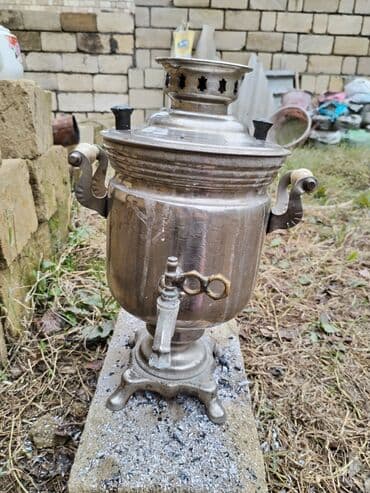 Маслобойки: Б/у Дровяной Самовар, 1 л, Самовывоз at lalafo.az — 3 Маслобойки: Б/у Дровяной Самовар, 1 л, Самовывоз — 3