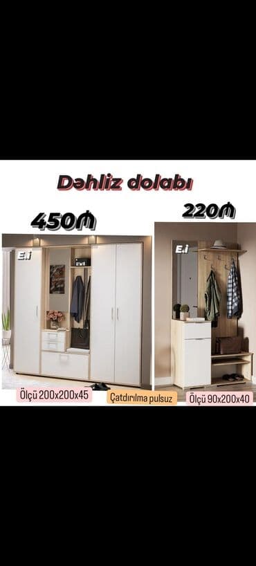 Yeni, Kupe, 2 qapılı Düz dolab, Dəhliz dolabı, Türkiyə lalafo.az -da Yeni, Kupe, 2 qapılı Düz dolab, Dəhliz dolabı, Türkiyə