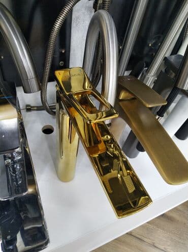 Qızılı rəngli YAGMUR qarışdırıcı kran - Material: Pirinç gövdə lalafo.az -da Qızılı rəngli YAGMUR qarışdırıcı kran - Material: Pirinç gövdə