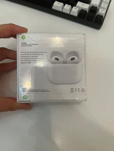 Минидиск-плееры: Беспроводные (Bluetooth) Наушники, Apple, цвет - Белый at lalafo.az — 3 Минидиск-плееры: Беспроводные (Bluetooth) Наушники, Apple, цвет - Белый — 3