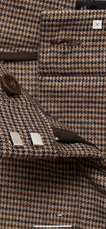 Qadın klassik şalvar – xırda qaşqarın (houndstooth) naxışlı, qəhvəyi lalafo.az -da Qadın klassik şalvar – xırda qaşqarın (houndstooth) naxışlı, qəhvəyi