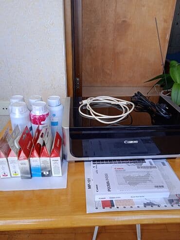 Фотопринтер CANON PIXMA IP 4500 c красками б/у.Прилагается 2 пачки lalafo.az -da Фотопринтер CANON PIXMA IP 4500 c красками б/у.Прилагается 2 пачки