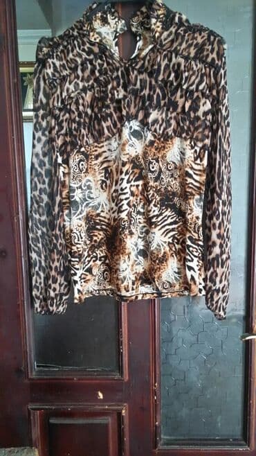 Leopar naxışlı qadın köynəyi - Üslub: Uzunqol, yüngül parça, leopard lalafo.az -da Leopar naxışlı qadın köynəyi - Üslub: Uzunqol, yüngül parça, leopard
