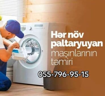 Hər növ paltartaryuyanların zəmanətlə təmiri lalafo.az -da Hər növ paltartaryuyanların zəmanətlə təmiri