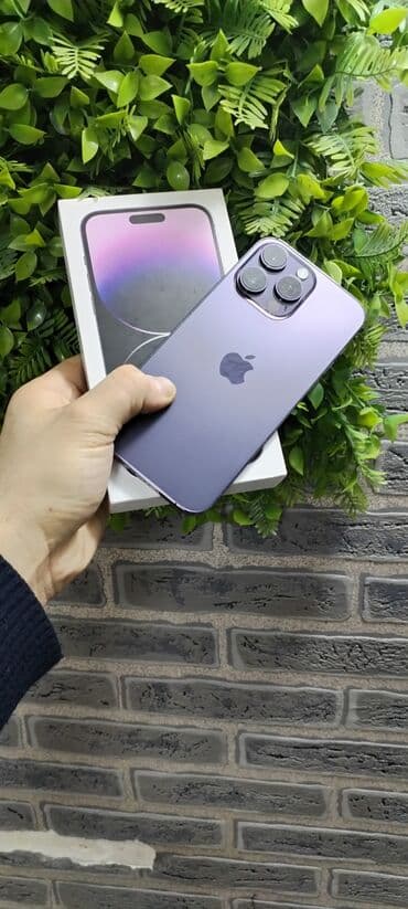 IPhone 14 Pro Max, 128 GB, Deep Purple, Zəmanət, Kredit, Simsiz şarj lalafo.az -da IPhone 14 Pro Max, 128 GB, Deep Purple, Zəmanət, Kredit, Simsiz şarj